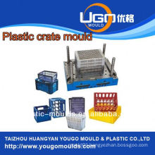 High quality plastic mould manufacture for plastic turnover crate mould in huangyan China